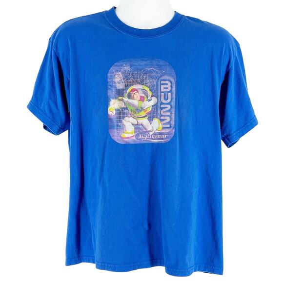 Y2K Buzz Lightyear Galactic Defender tshirt 2000s vintage - Picture 1 of 5